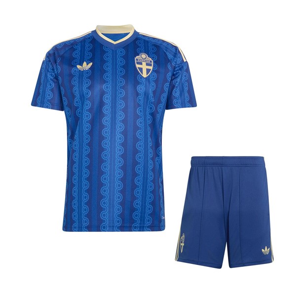 Camiseta Suecia Replica Segunda Ropa Niño 2026